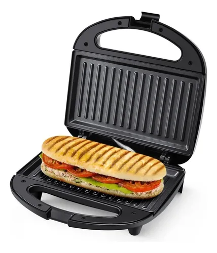 Sandwichera Tostadora Electrica Doble Panini Grill Parilla