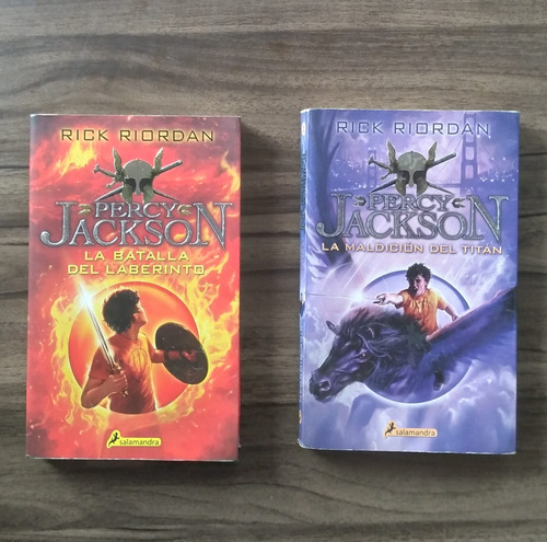 Percy Jackson Y Los Dioses Del Olimpo - 2 Libros De La Saga