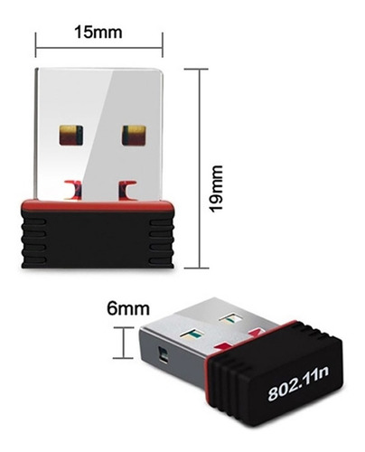 Receptor Usb Wifi 150 Mbps Inalambrico Usb 2.0
