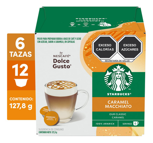 Caja X12 Capsulas Nescafé Polvo De Café Y Leche 127.8g