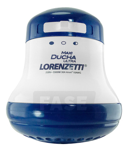 Duchador Eléctrico Lorenzetti 5500w Maxi Ducha 3 Temperatura Potencia 5500 W