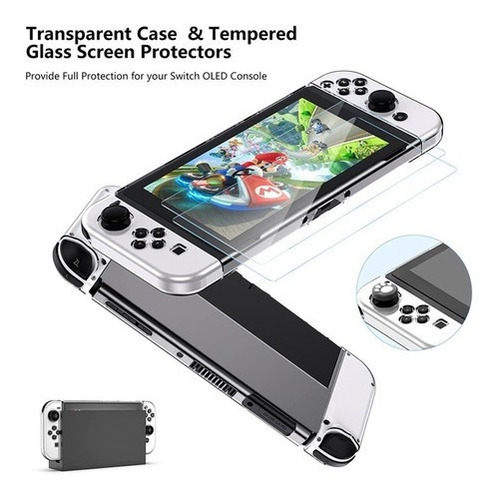 Imagen 6 de 7 de Kit De Accesorios Para Nintendo Switch Oled 17 En 1