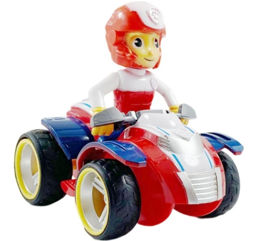 Figura Paw Patrol River 8 Cm + Auto Patrulla Canina Niños 