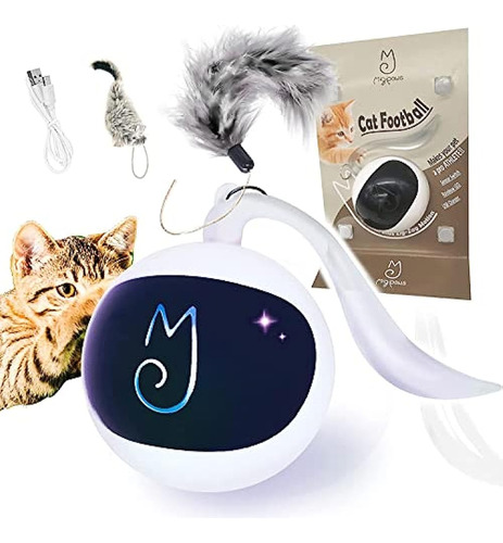 Juguetes Para Gatos Migipaws, Paquete De Bolas Móviles Autom