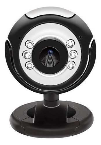 Câmera Webcam Lehmox Ley-53 Hd 30fps Pc Preta