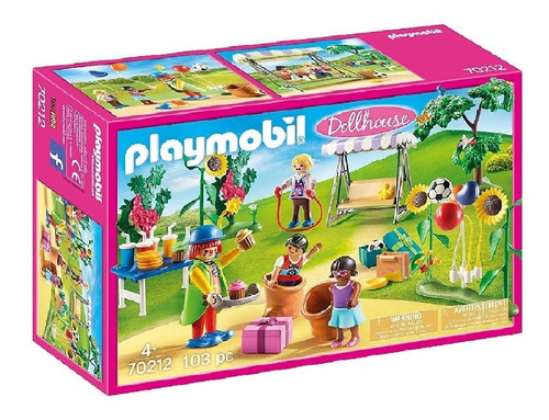 Playmobil Dollhouse Fiesta De Cumpleaños Niños 70212 