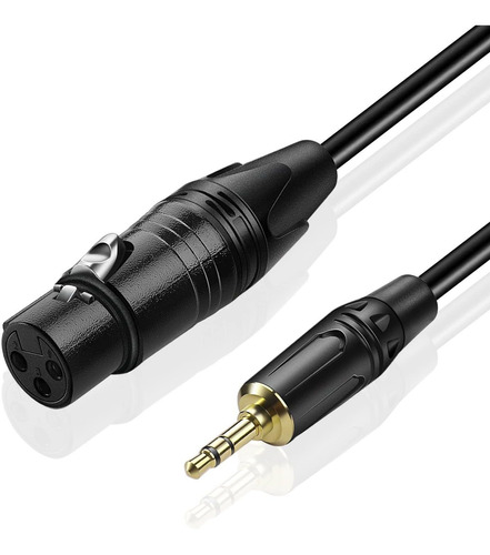 Cable De Conexion Xlr 3-pin Hembra A Trs 1/8  Macho | 1,8m