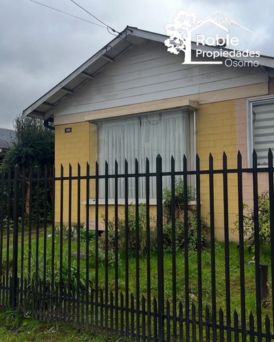 Oportunidad Venta De Casa En Calle Republica Osorno
