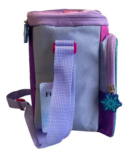 Lonchera Cuadrada Escolar Frozen Satin Niñas Disney Color Violeta