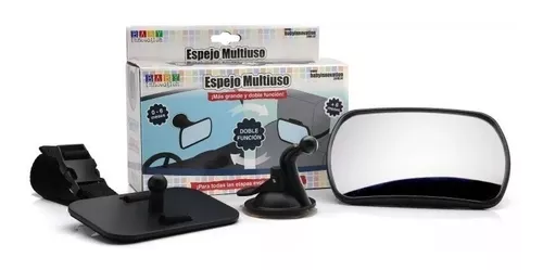 Espejo Retrovisor Para Auto Mega Baby Grande Con Agarre