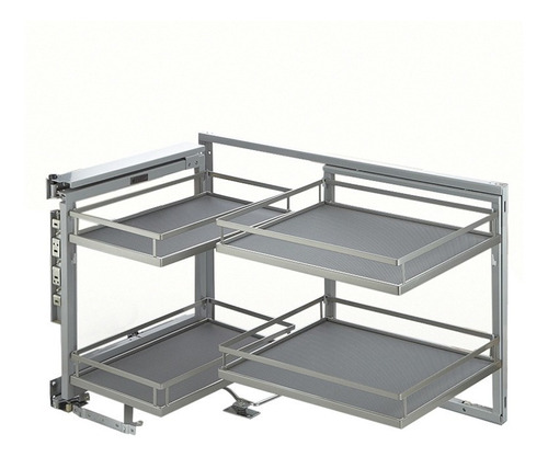 Esquinero 2 Niveles Organizador Mueble Apertura Derehcha