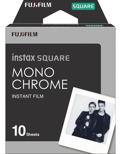 Filme Instantâneo Fujifilm Instax Square Monochrome (10 Foto