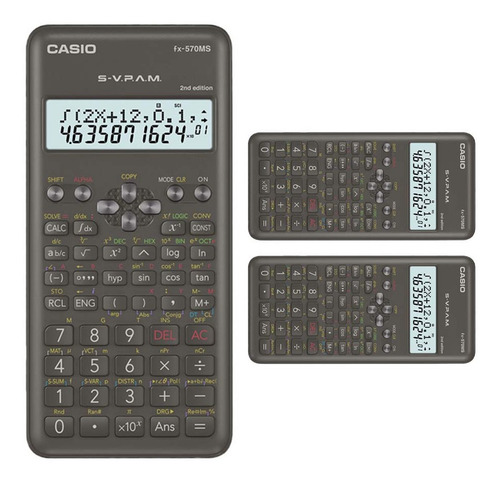 Calculadora Científica Casio Fx-570 Ms 401 Funciones