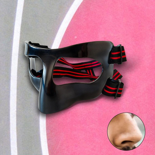 . Baloncesto Máscara Cara Nariz Guardia Deportes Mascarilla