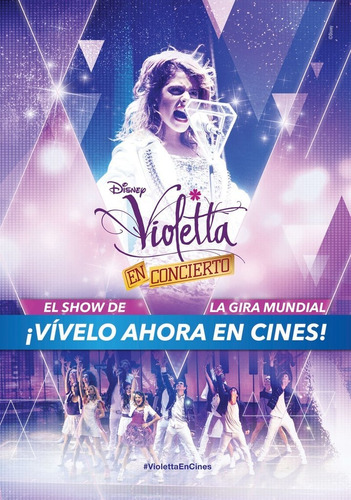 Poster Original Cine: Violetta En Concierto / Tini Stoessel