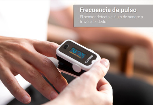 Oxímetro Digital Philco A340 Frecuencia Cardíaca Display Lcd