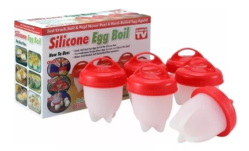 Hervidor De Huevos Silicone Egg Boil 6 Unidades Sin Bpa