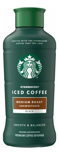 Iced Coffee Starbucks Medium Roast Unsweetened 1.42l