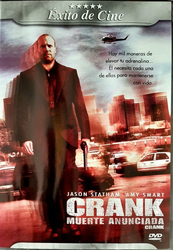 Crank, Muerte Anunciada. Pelicula En Dvd. Jason Statham.