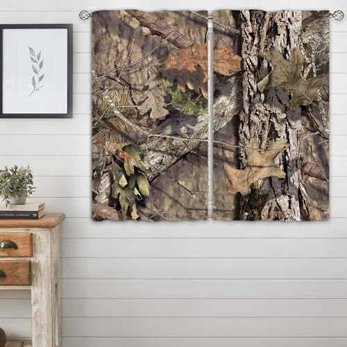 Cortinas De Cocina De Camuflaje Impermeables 140 Cm
