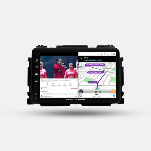 Autoradio Android 11 Honda Hrv 2014-2021 2+32gb 8core Qled