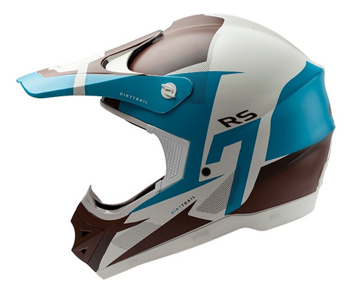 Casco Moto Motocross Hawk Rs7 F Dirt Trail Solomototeam