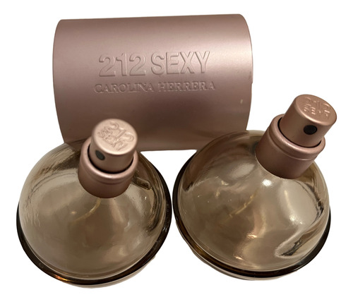 Frascos De Perfume Vacios Carolina Herrera Sexy212 Usado Rosa (Usado)