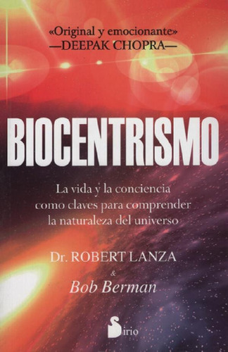 Libro - Biocentrismo -  Lanza Robert Dr.