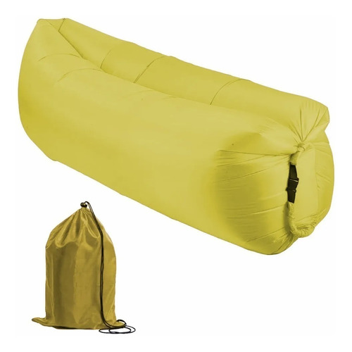 Imagen 1 de 10 de Cama Inflable Resistente Lazy Bag S240x70cm