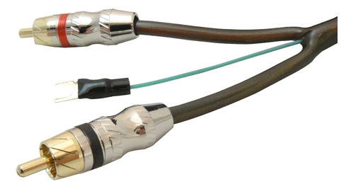 Imagen 4 de 6 de Cable Rca 5 Metros Subwoofer Mallado Profesional Potencia