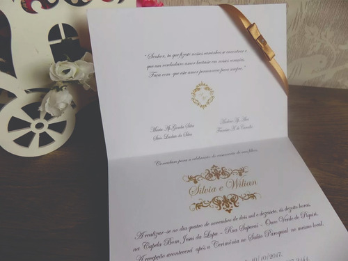 Imagem 6 de 10 de 50 Convites (casamento, Aniversário, Comemorações, Chás)