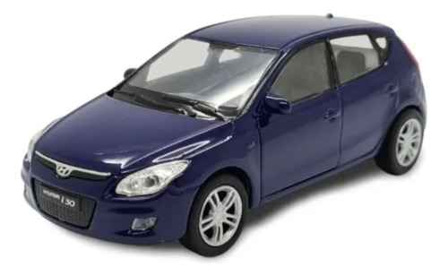 Miniatura Hyundai I30 Welly 1:32 Azul