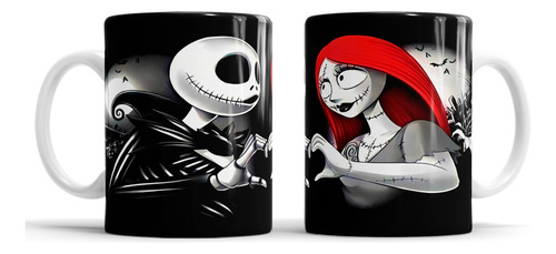 Taza Jack Skellington 325 Ml 12 Piezas  A Elegir Varios Mod 