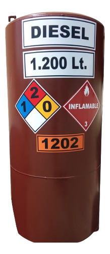 Tanques Almacenamiento Combustible Diesel Gasoil 1200 Litros