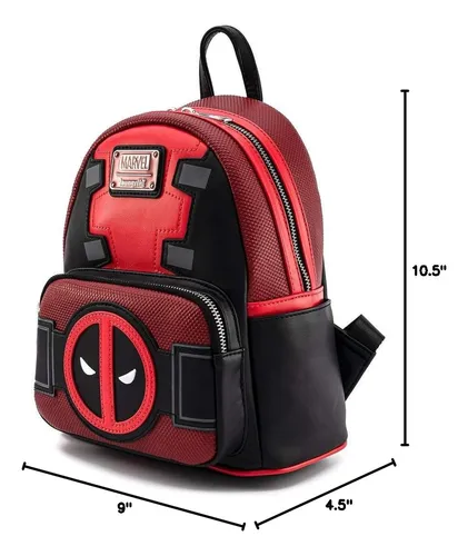 Bolso Loungefly Deadpool Merc Con Doble Correa Mujer