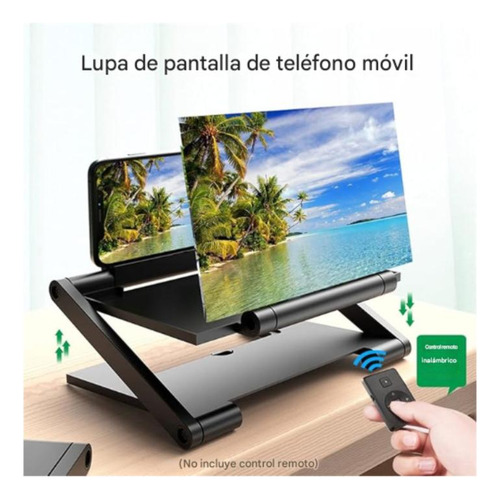 Amplificador De Pantalla 3d Hd Soporte Plegable 2 Niveles