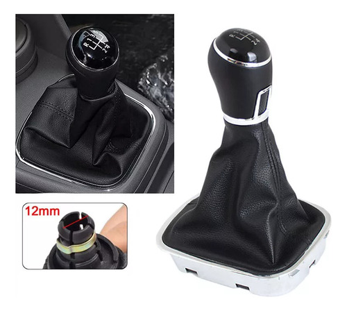 Pomo Cofia Palanca De Cambios Vw Polo Indio Caja 5ta