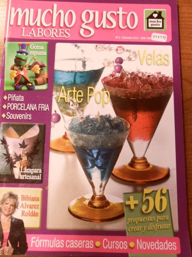 Arte Pop. Velas. Revista Mucho Gusto. Nº3