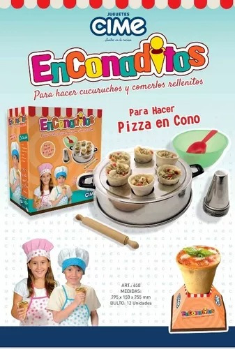Enconaditos Fábrica Pizza En Cono Infantil