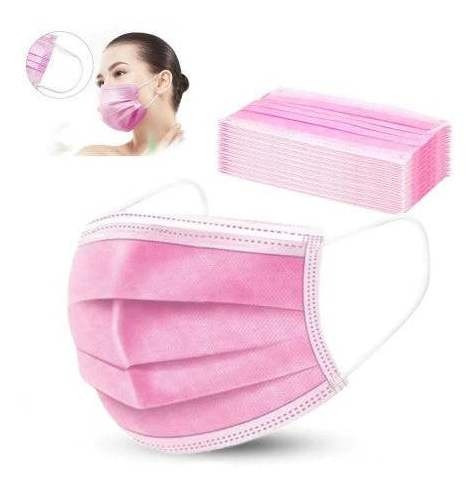 Imagen 3 de 6 de Mascarilla Desechable 50 Unidades 3 Capas