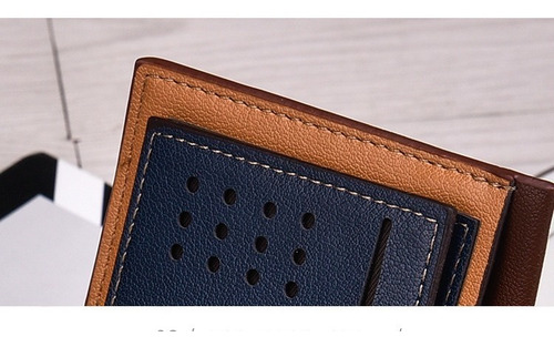 Imagen 3 de 5 de Cartera Hombre Billetera Fuerdanni Elegante Lujo Nuevo Model