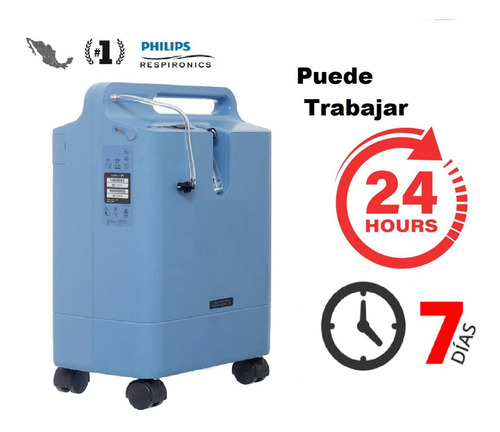 Imagen 3 de 7 de Concentrador De Oxígeno 5lts Philips Respironics + Oximetro