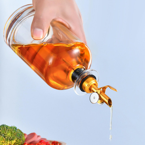Botella De Aceite Dispensador De Aceite De Oliva Plata 500ml