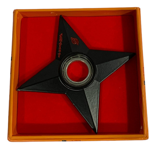 Shuriken De Metal En Color Negro Naruto Uzumaki Cosplay