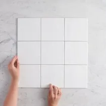 Comprar Azulejo 15x15 Cocina Baño Subway Blanco Revestimiento