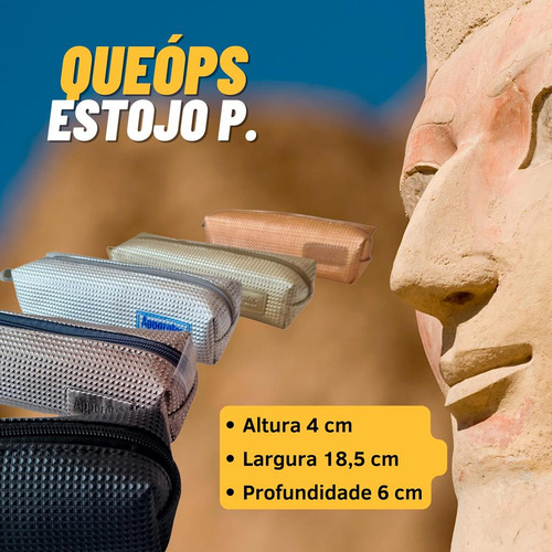 Estojo Feminino Maquiagem Viagem Bolsa Pequeno Queóps Objeto