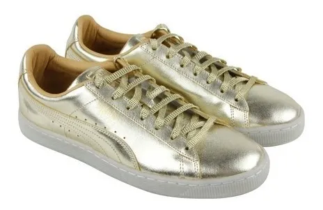 Puma suede 50 gold hot sale