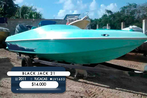Imagen 1 de 7 de Lancha Black Jack 21 Lv1653