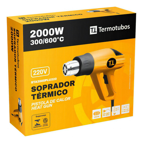 Soprador Térmico 2000w 2 Veloc. 300-600ºc