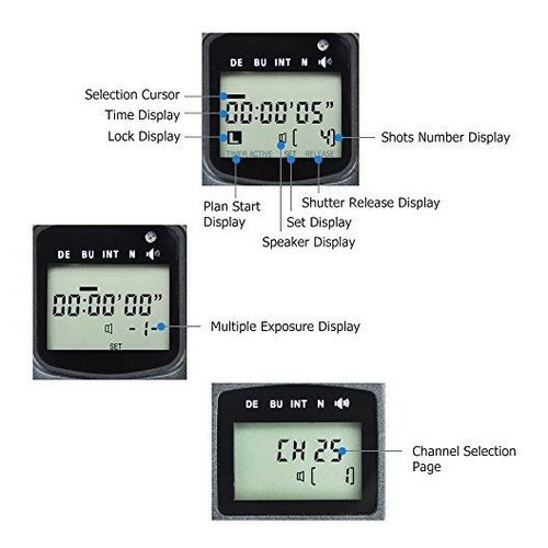 Intervalometro Inalambrico Temporizador Cr Disparador Eo